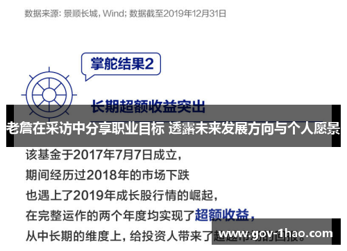 老詹在采访中分享职业目标 透露未来发展方向与个人愿景